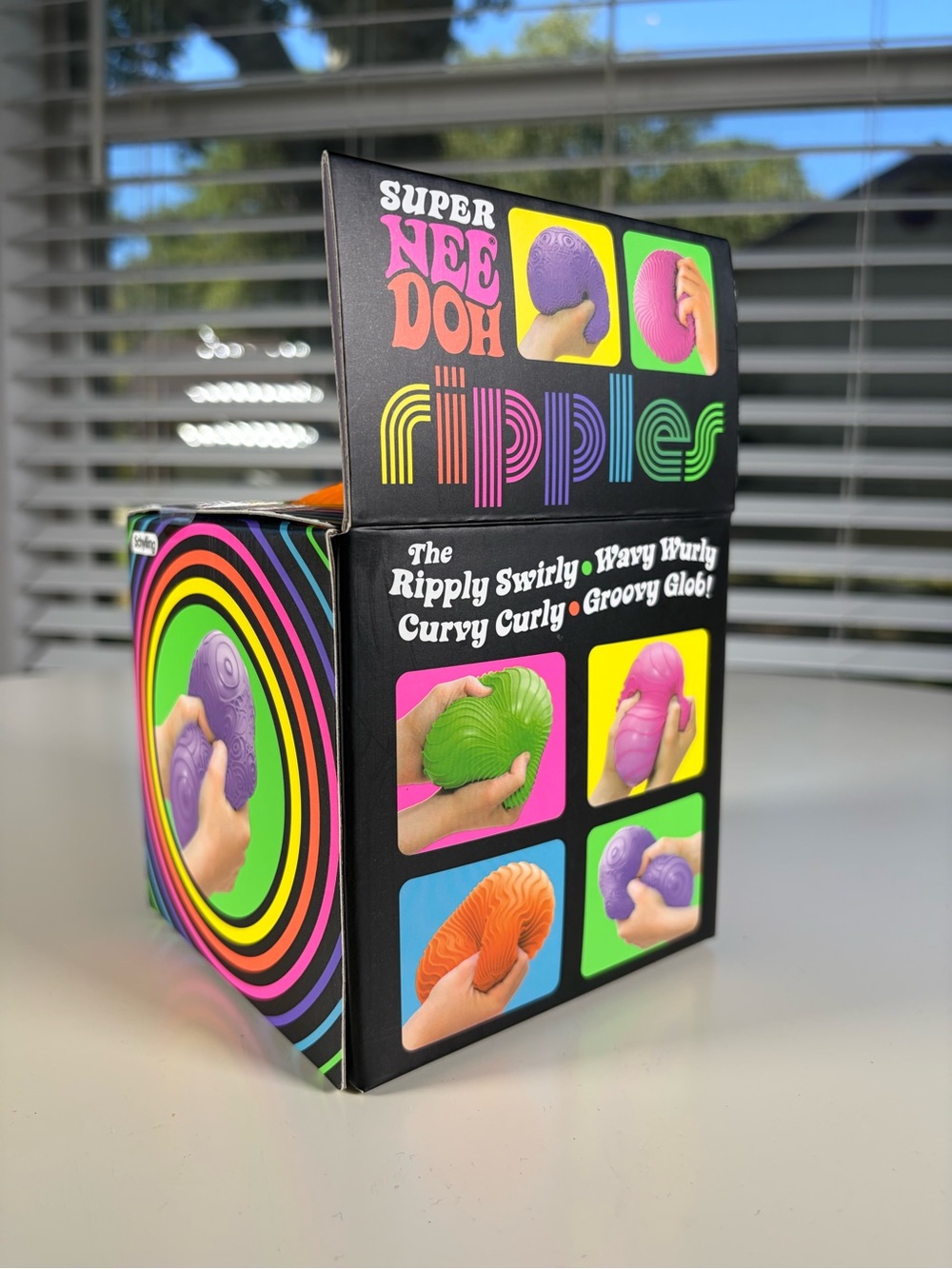 🧡 NeeDoh Super Ripple – Orange 🧡 - Picture 2 of 2